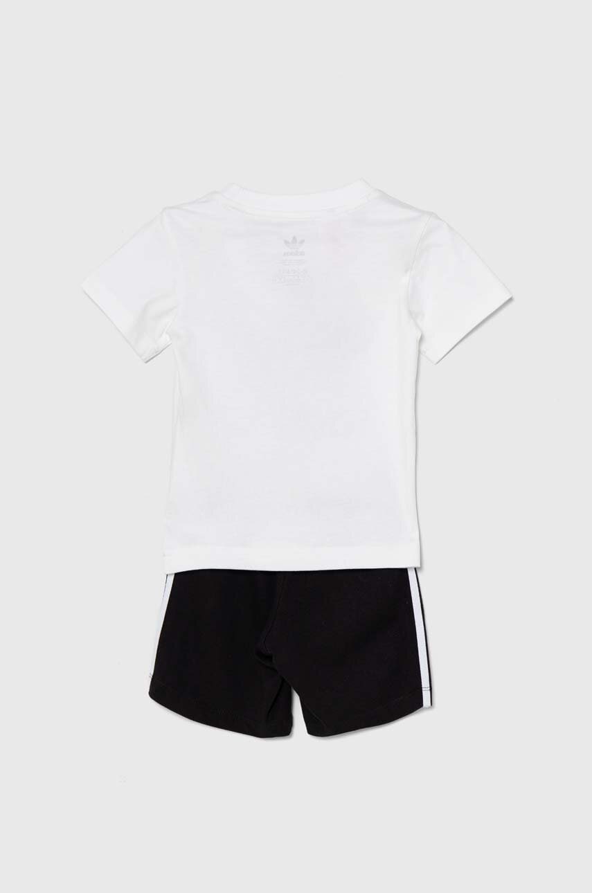 Дитячий бавовняний комплект adidas Originals SHORT TEE SET
